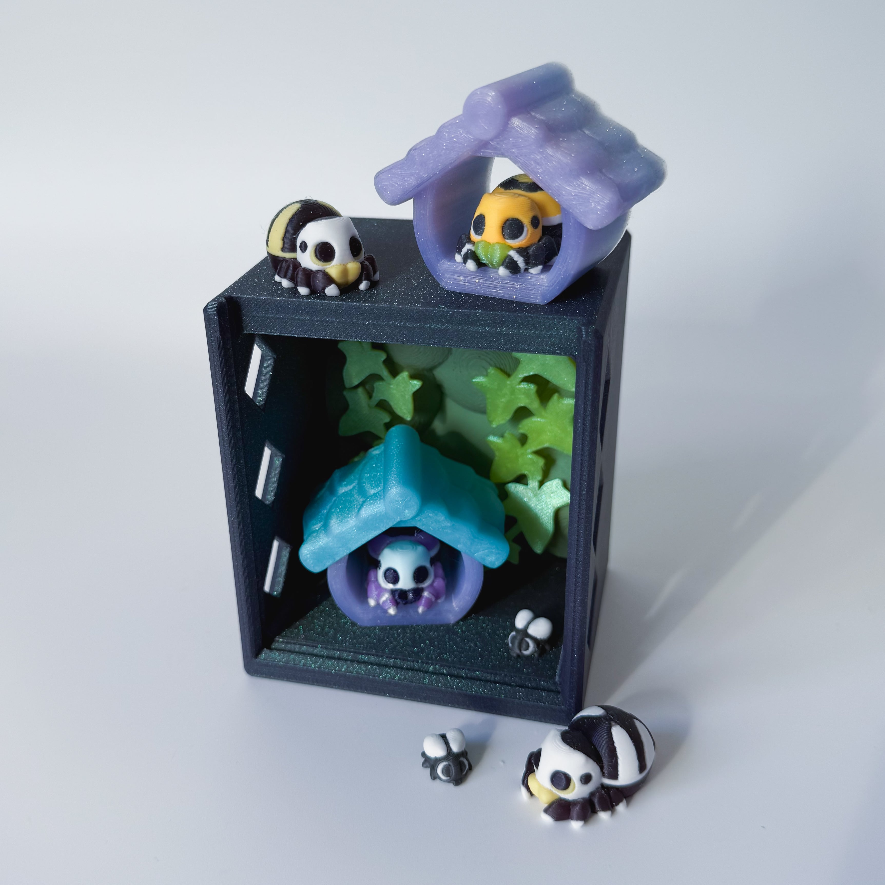 Mini Spider and Enclosure 3d model