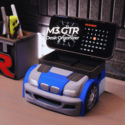 M3 GTR Desk Organizer - Modular 3d model