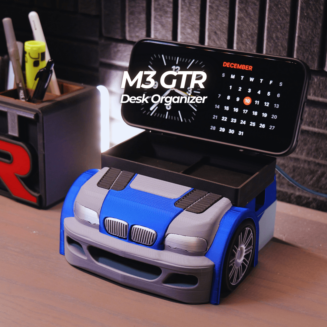 M3 GTR Desk Organizer - Modular 3d model