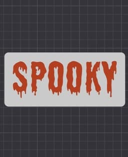 Spooky Sign 3d model
