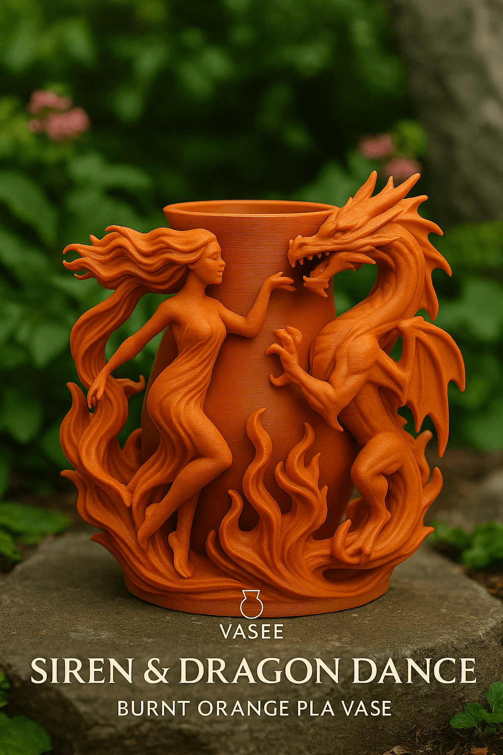 Dragon vase 3d model