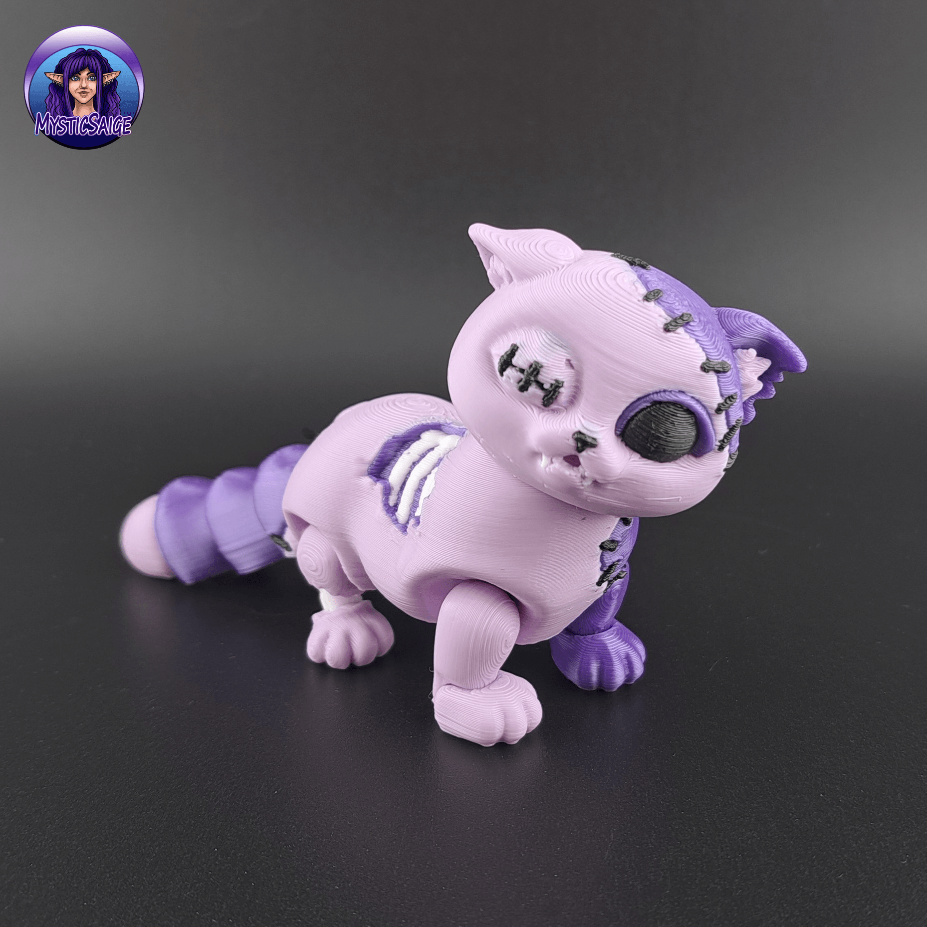 Zombie Cat 3d model