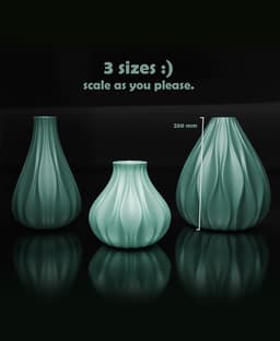 Vase Trio Decor Set 3d model