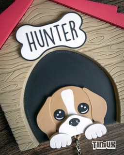BEAGLE KEYCHAIN SET 3d model