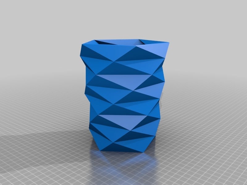 Geometric pencil holder 3d model
