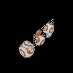 BB-8 Kit Card 3d model