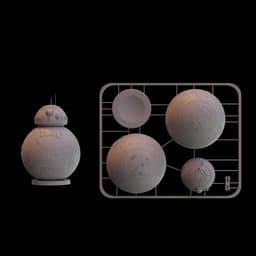 BB-8 Kit Card 3d model