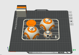 BB-8 Kit Card 3d model