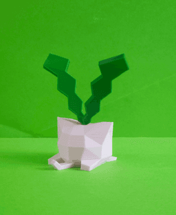 Hoppip Low Poly Pokemon 3d model