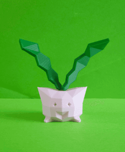 Hoppip Low Poly Pokemon 3d model