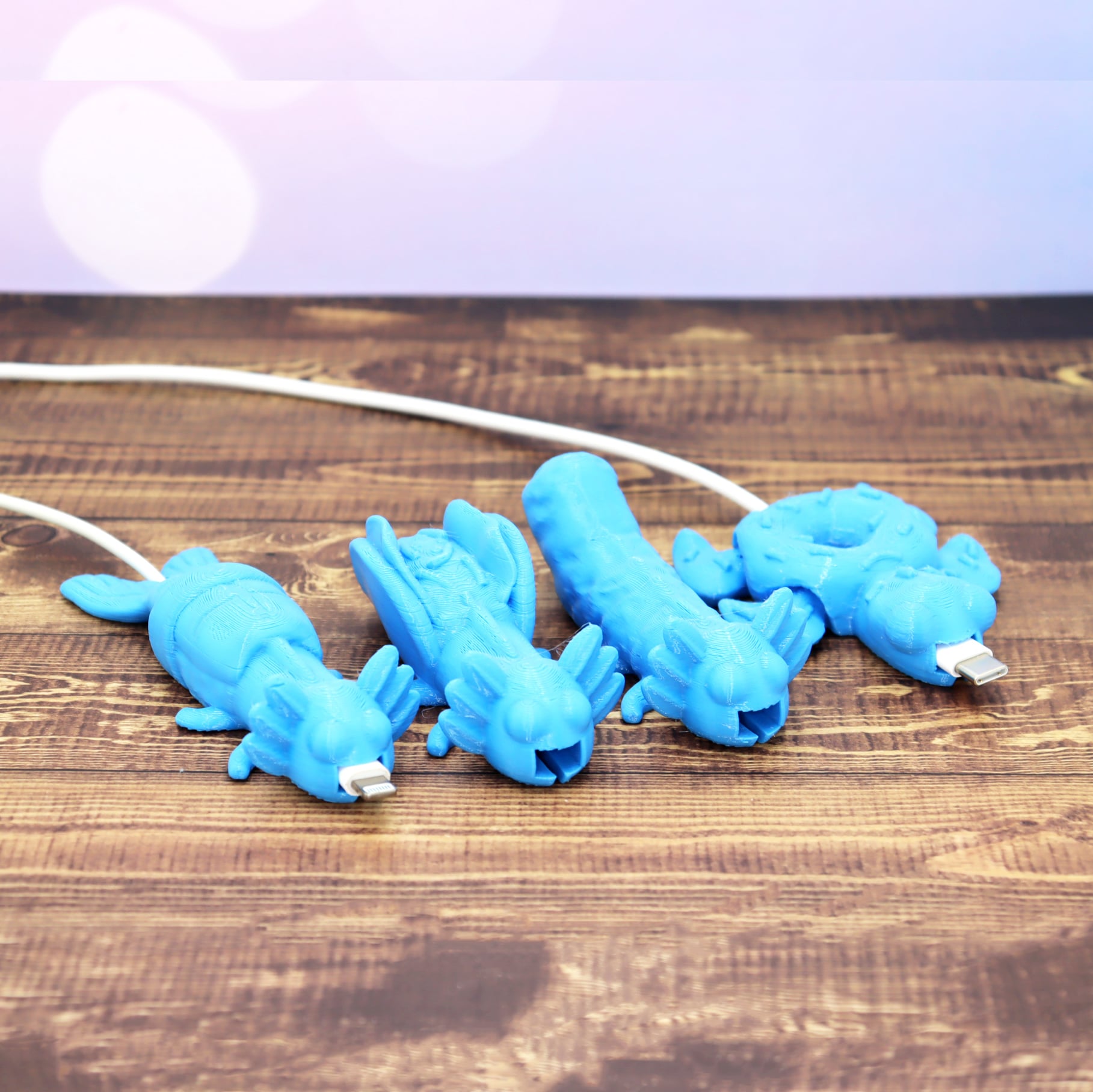 Cable Biters Axolotl Pack Ft. BigBoomPrints 3d model