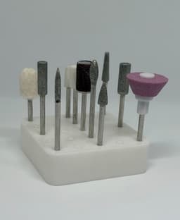 NAIL DRILL BIT HOLDER/STAND (25 BITS) 3d model