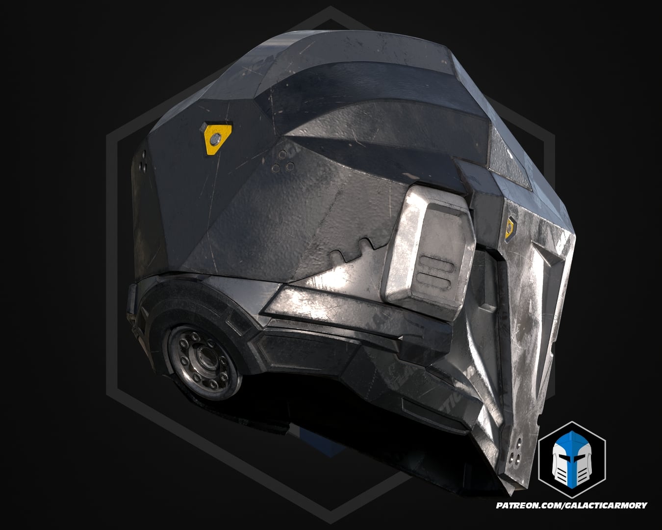 HD2 Null Cipher Helmet - 3D Print Files 3d model