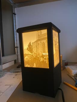 Litophane Night Light 3d model