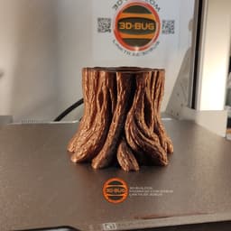 Tree Stump Pen Holder 3d model