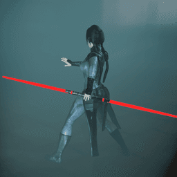 Dark Side Force Adept Female v2 3d model