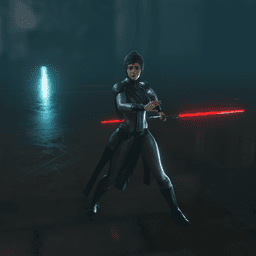 Dark Side Force Adept Female v2 3d model