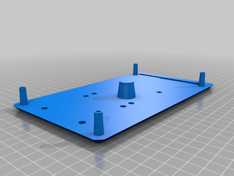 PanelDue 7i Railcore cover friendly mount 3d model