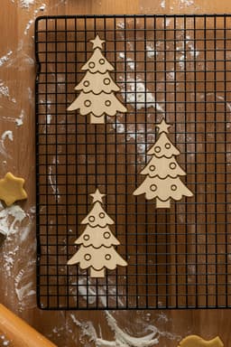 Christmas Tree Cookie Cutter, Biscuit Cutter 3d model