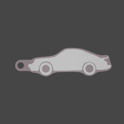 Porsche 911 (1980s) Keychain 3d model