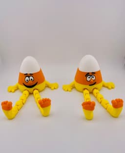 Candy Corn Flexis Set 3d model