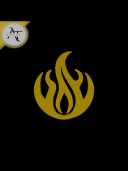 Simple Flame Symbol - 2D Art 3d model