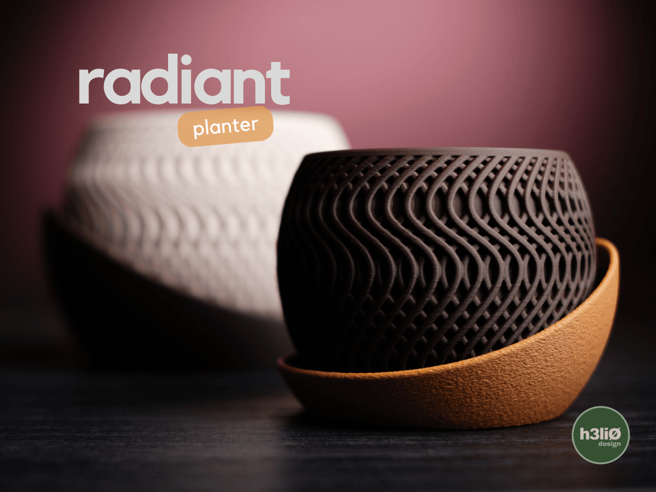 radiant · planter 3d model
