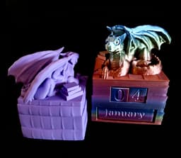 Loafer Dragon Calendar (Personal Use) 3d model