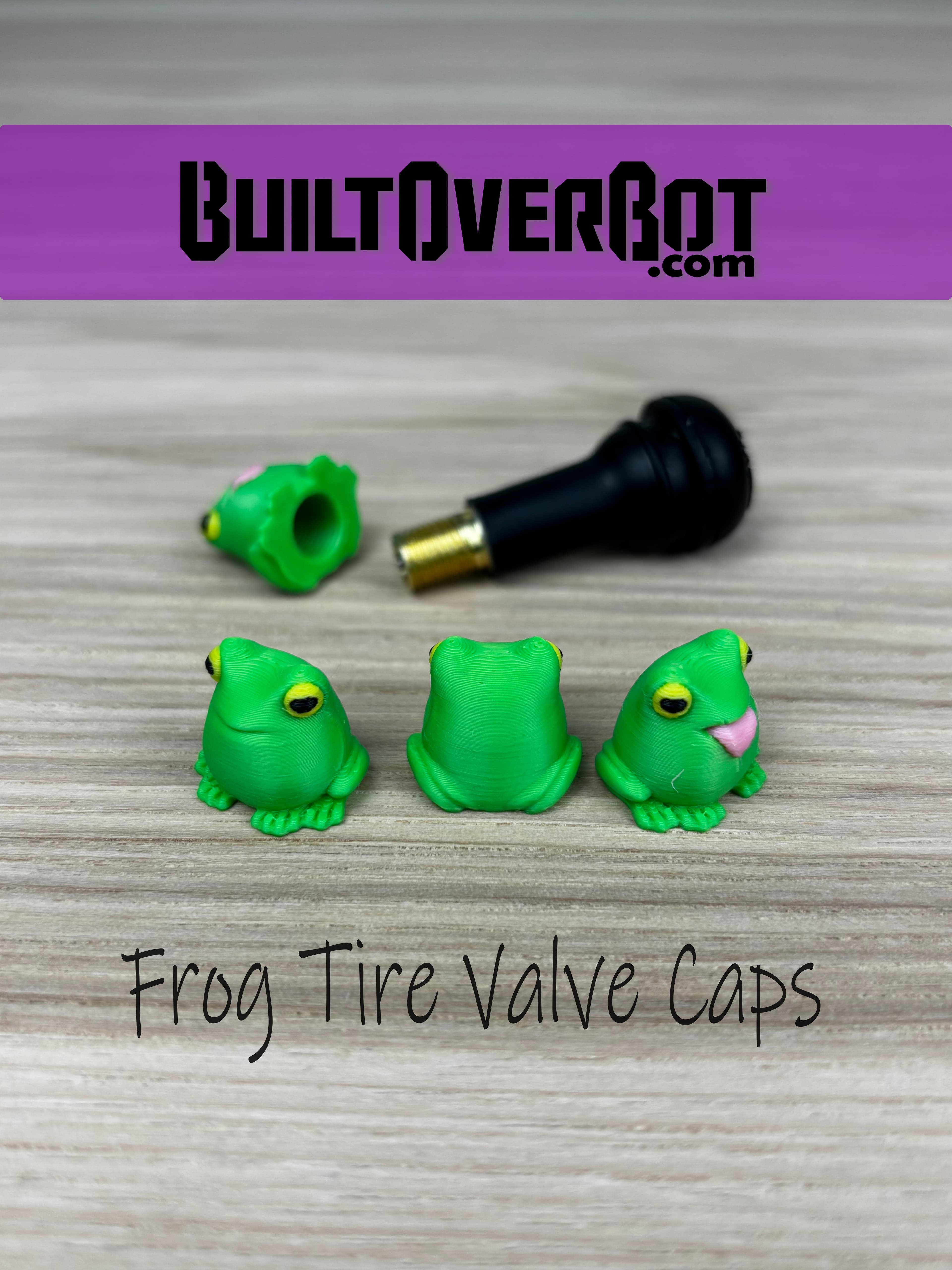 Frog Tire Valve Cap 3d model