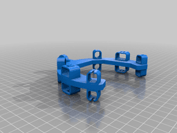 Nos X500 shock mount 3d model