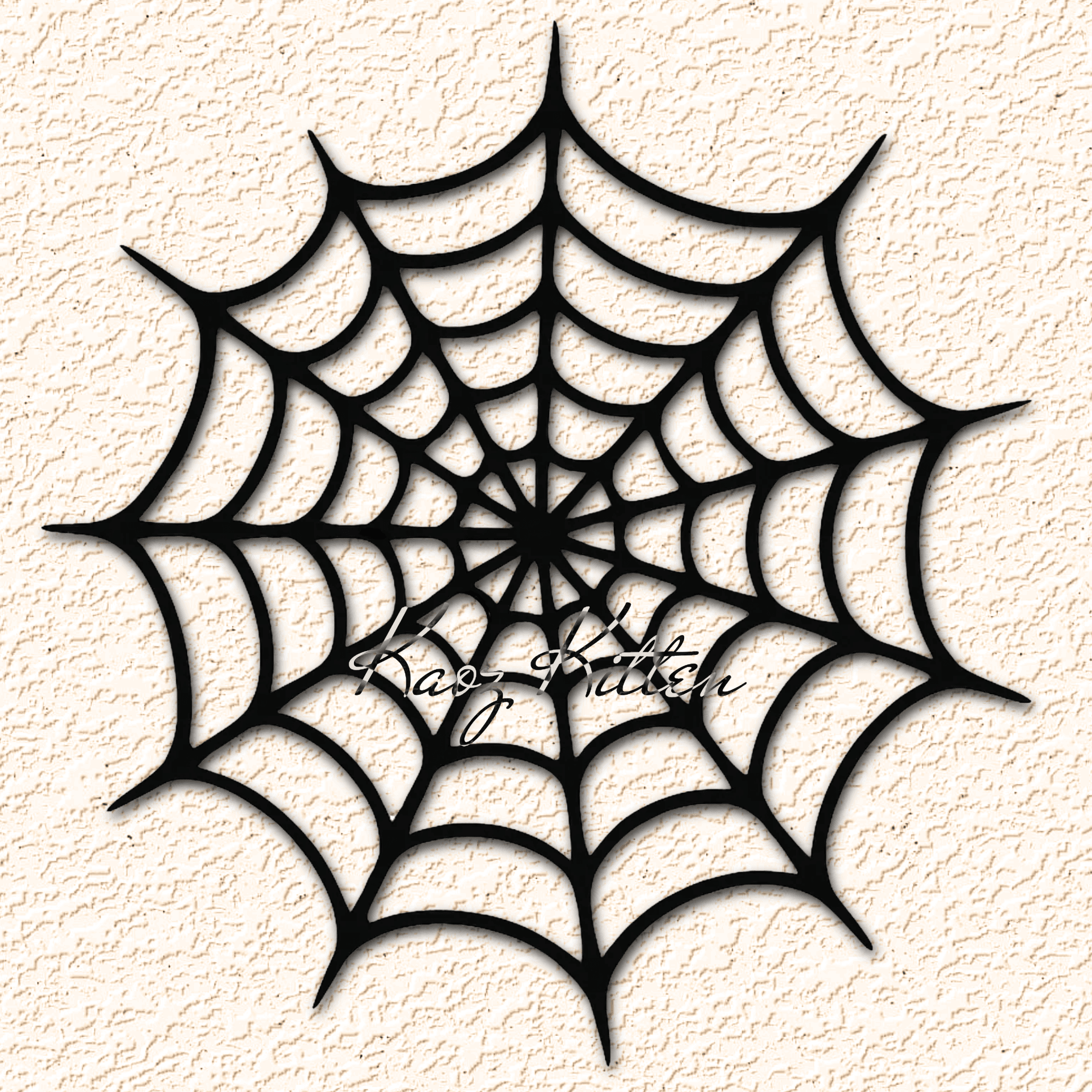 Spider Cobb Web Wall Art Home Decor 3d model