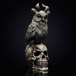 Demon Owl (Pre-Supported) 3d model