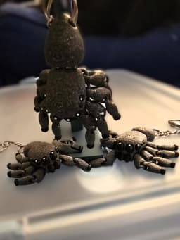 Some spiders just hanging around. Great model. 3d model