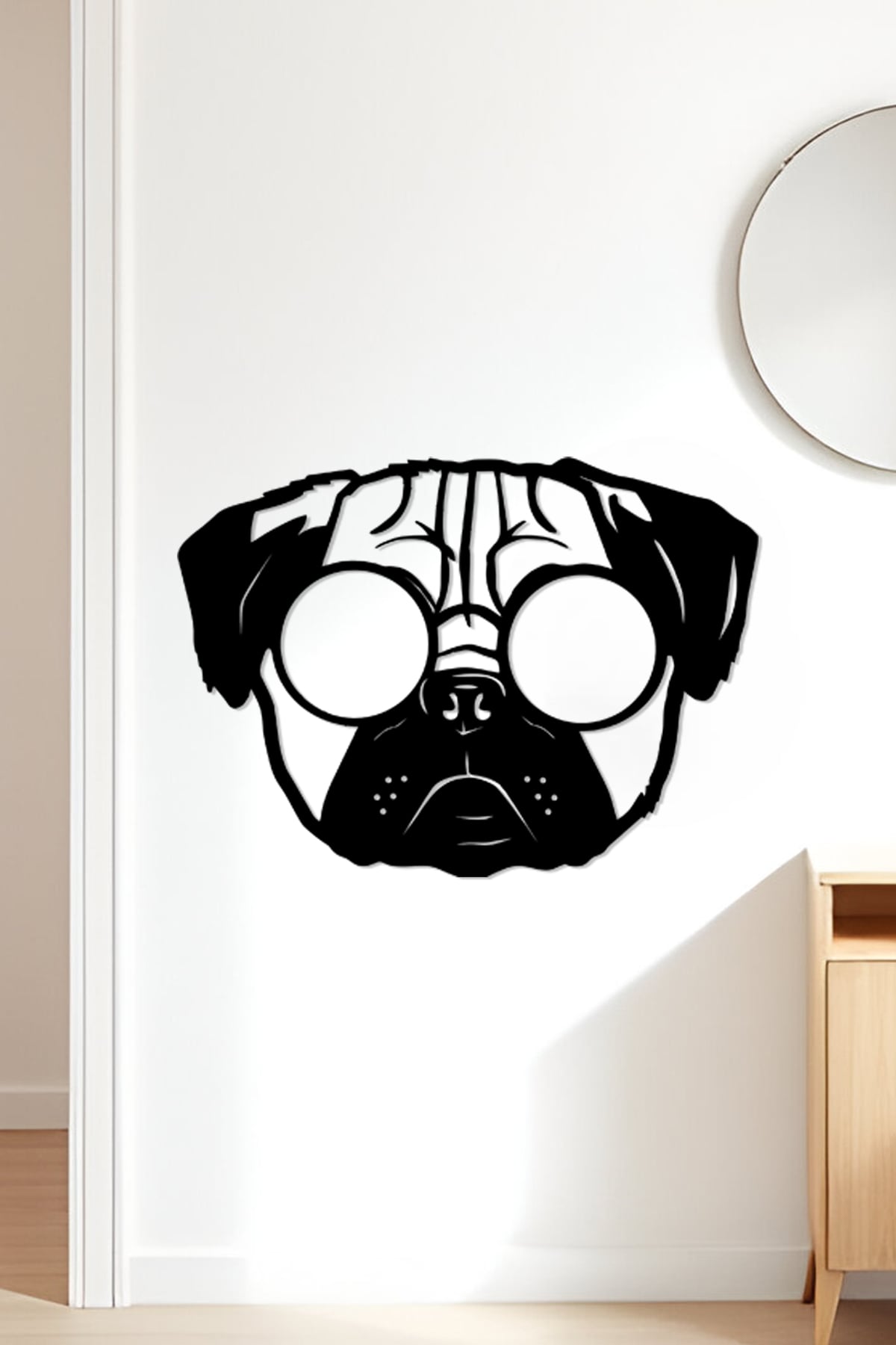 Pug Wall Art, Wall Decor, Home Decor 3d model