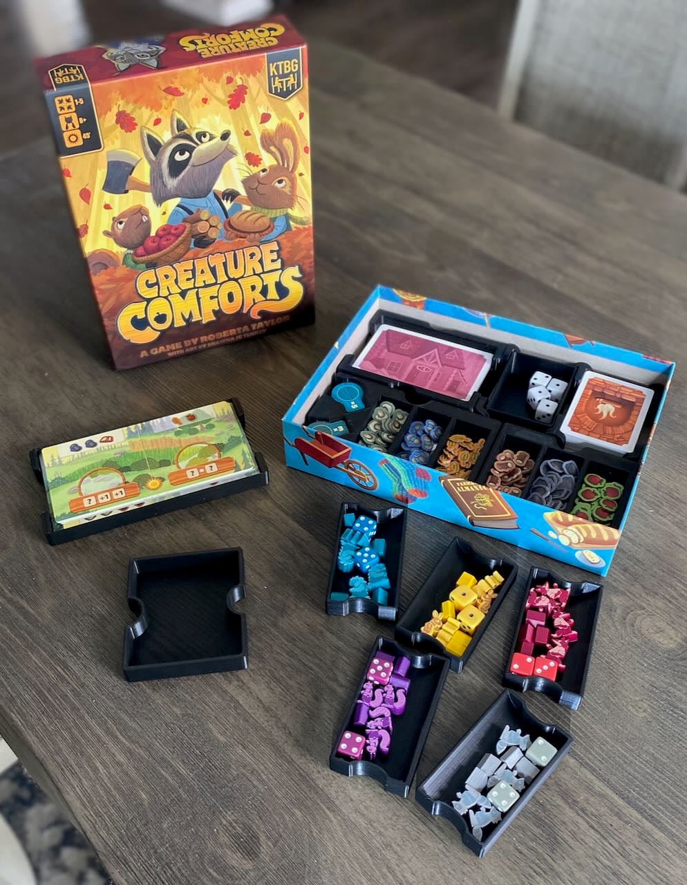 Creature Comforts Board Game Storage Trays 3d model