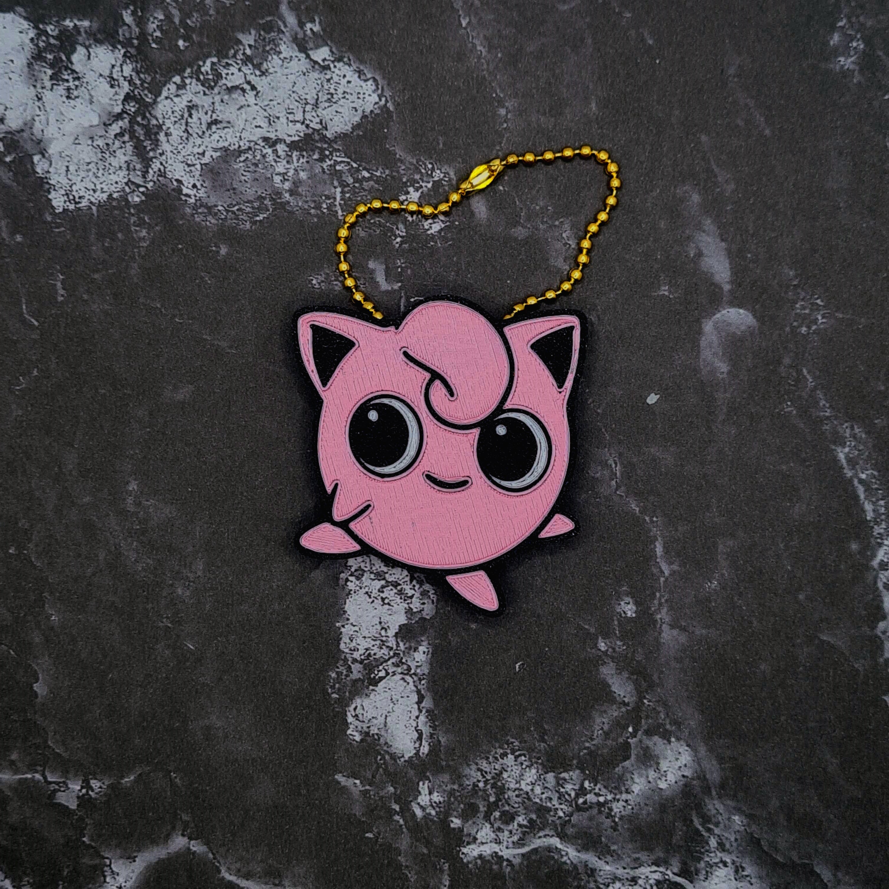 Jigglypuff Keychain 3d model
