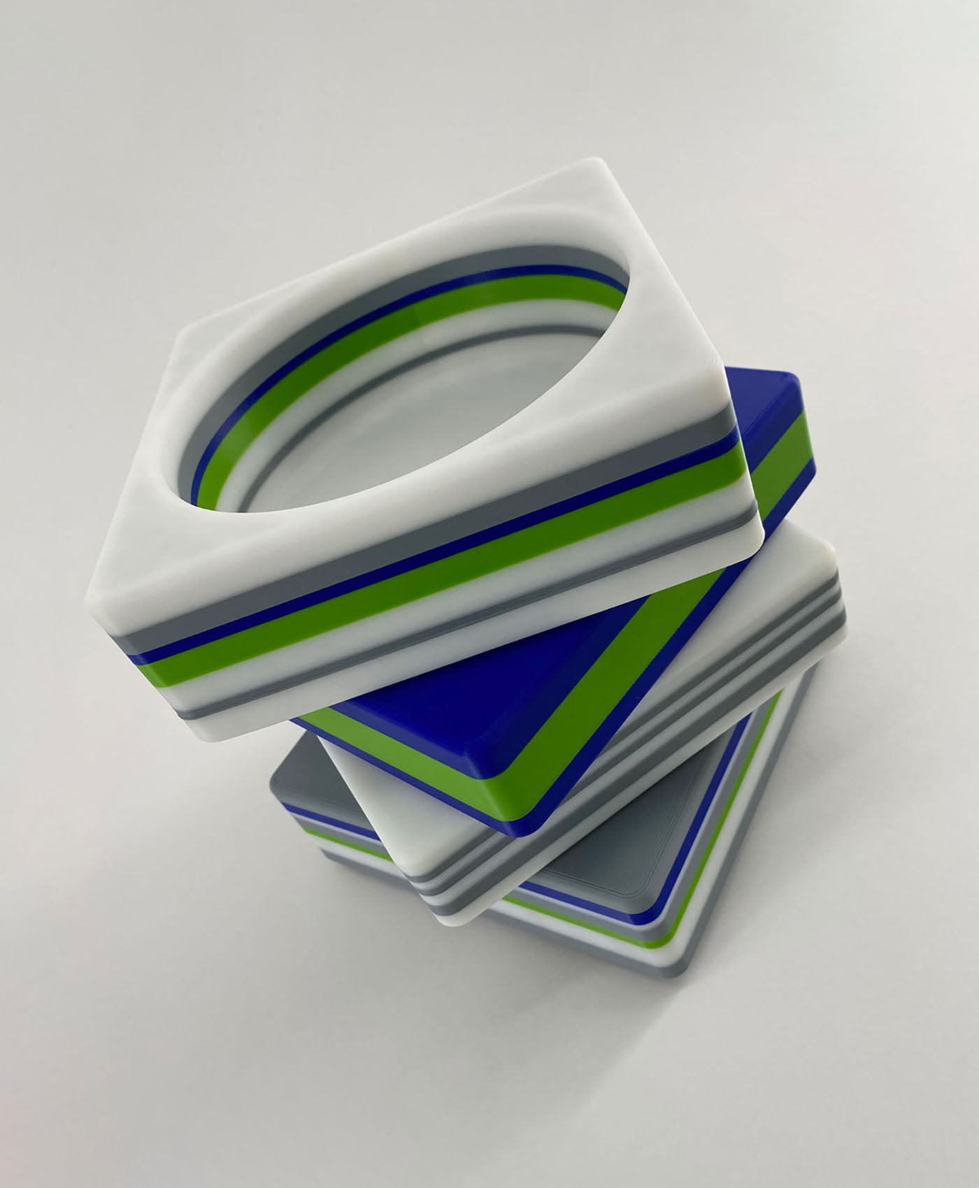 CS128-30 Stacking box bin component for creative 3d printing maker 3d model