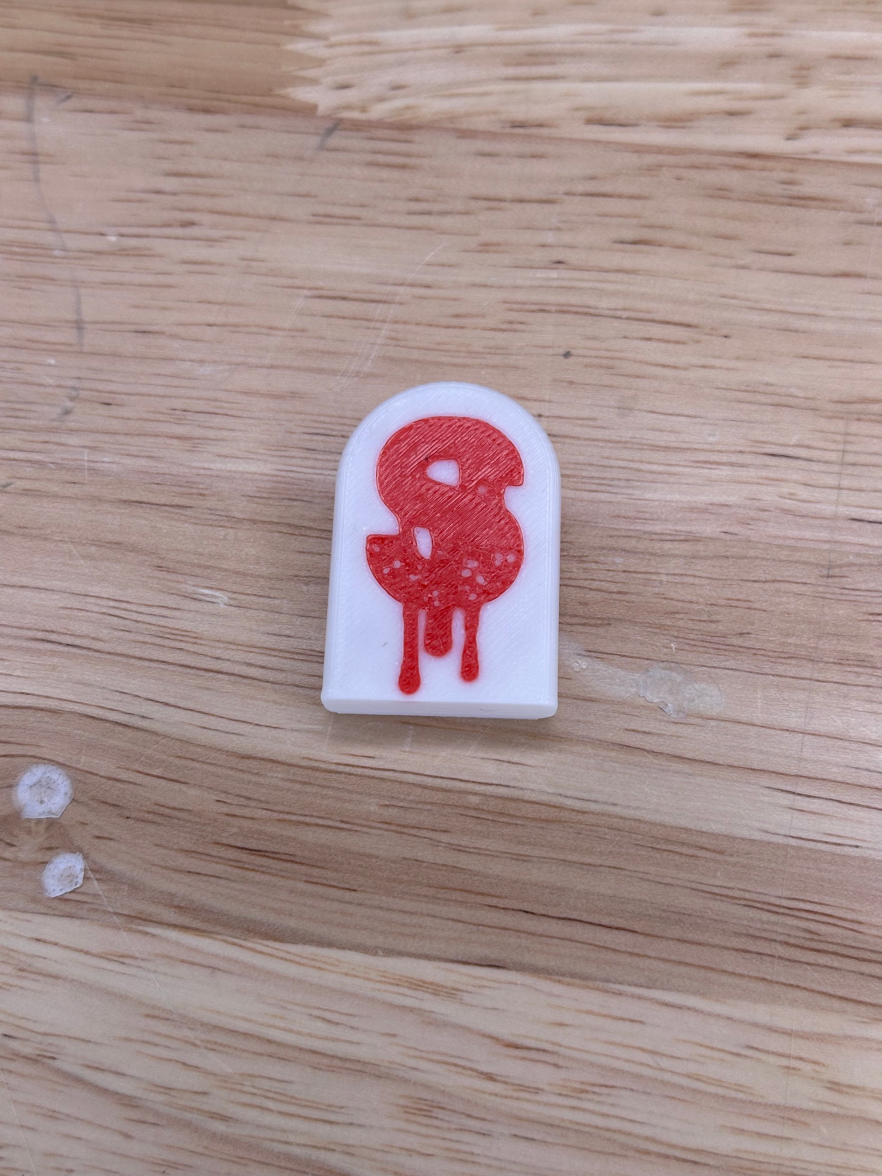 Ghoulishly Great: Multi-Color Halloween Headstone Fridge Magnets S 3d model
