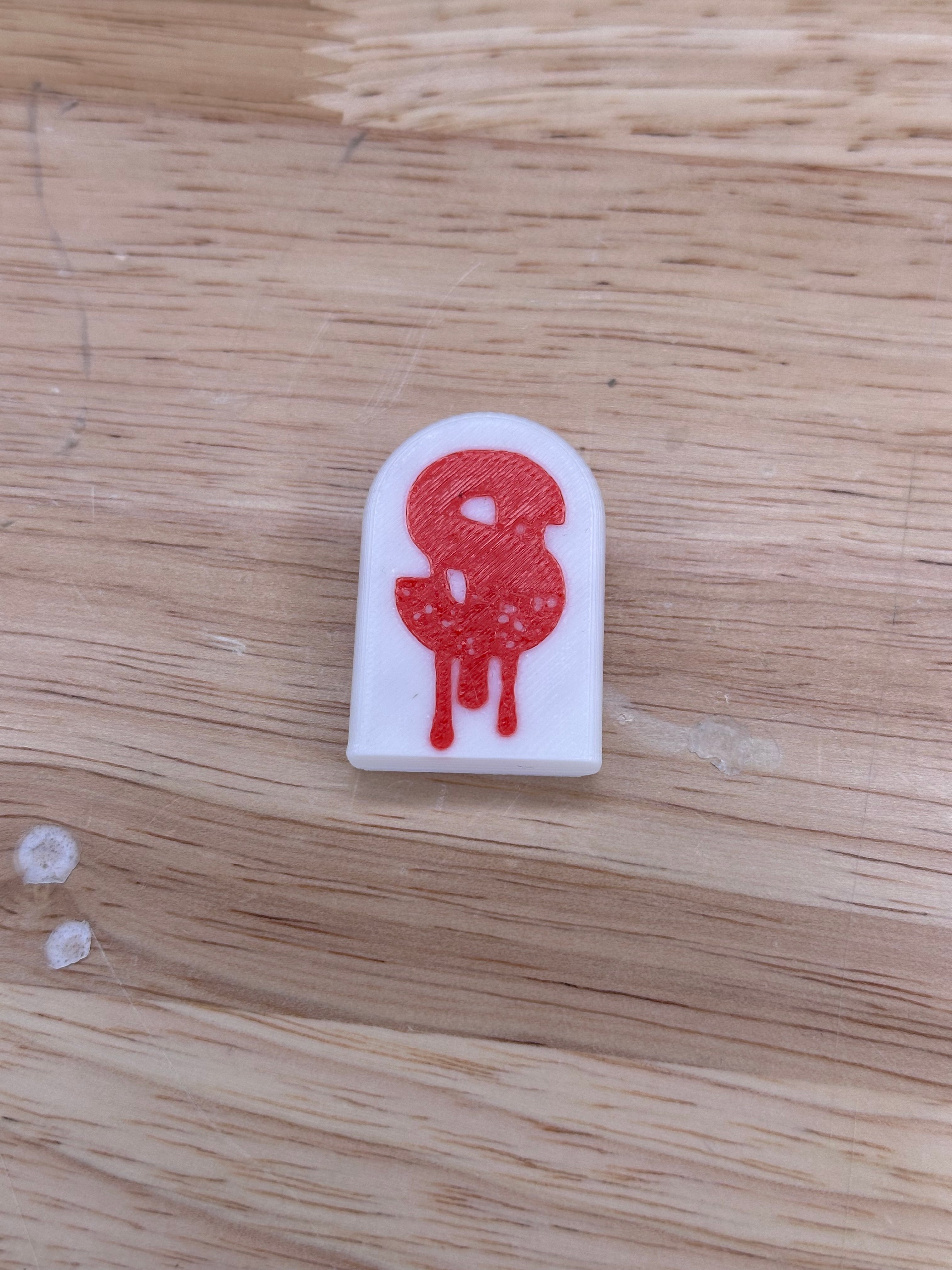 Ghoulishly Great: Multi-Color Halloween Headstone Fridge Magnets S 3d model