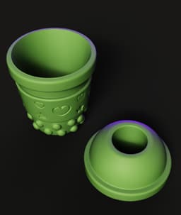 Boba Cup STL | Desk Decor 3D Print | Snap Lid 3d model