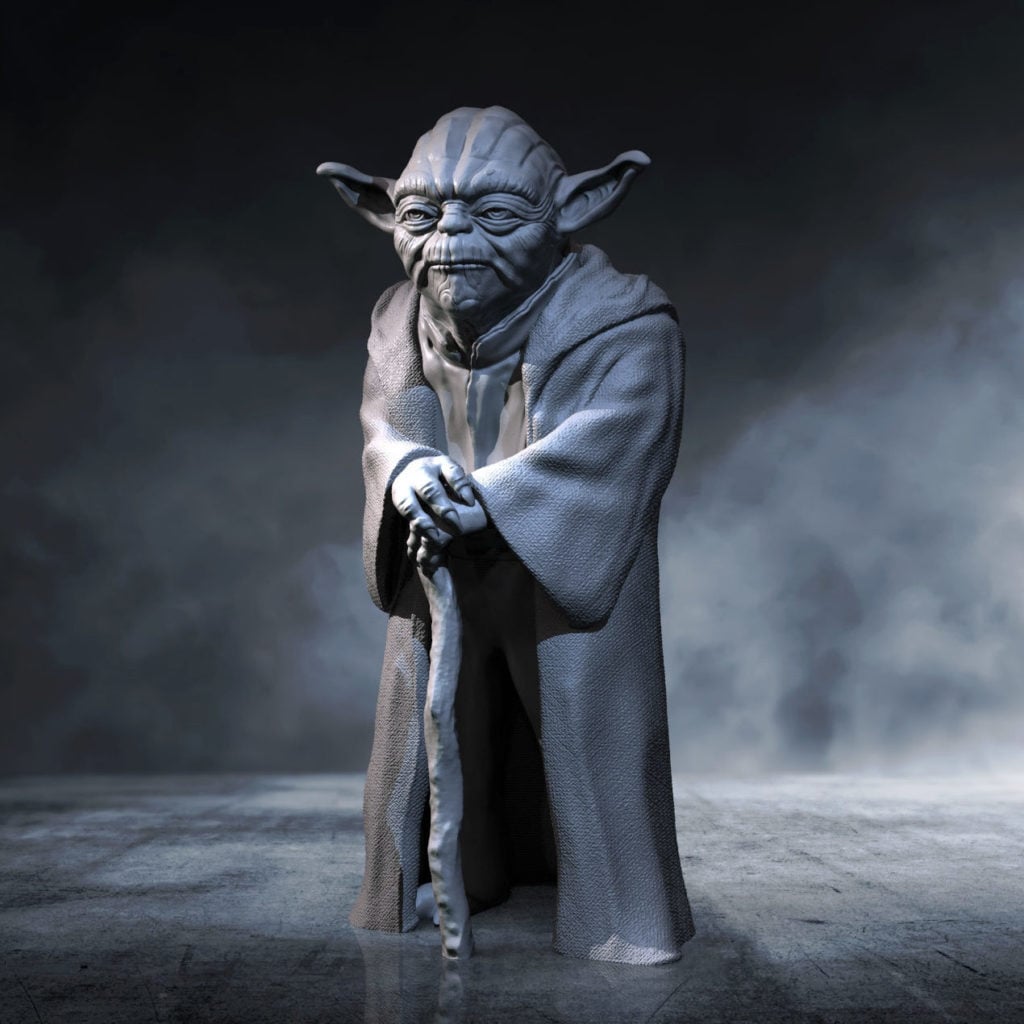 Master Yoda figure 3d model