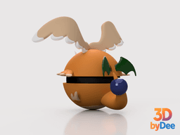 Dragonite (Mega) Poke Ball 3d model