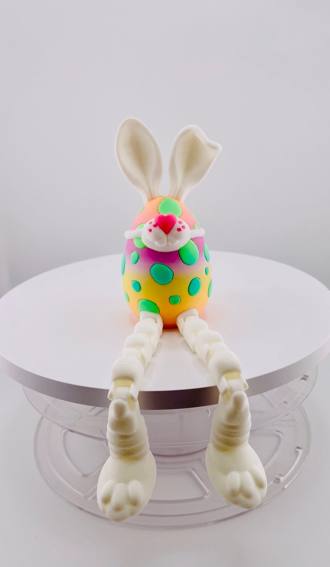 Masked Bunny Easter Egg Flexi 3d model