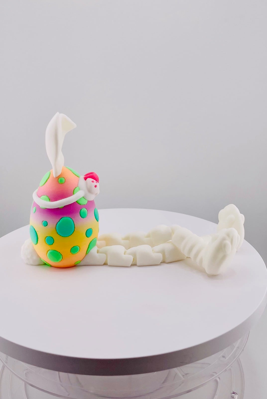 Masked Bunny Easter Egg Flexi 3d model