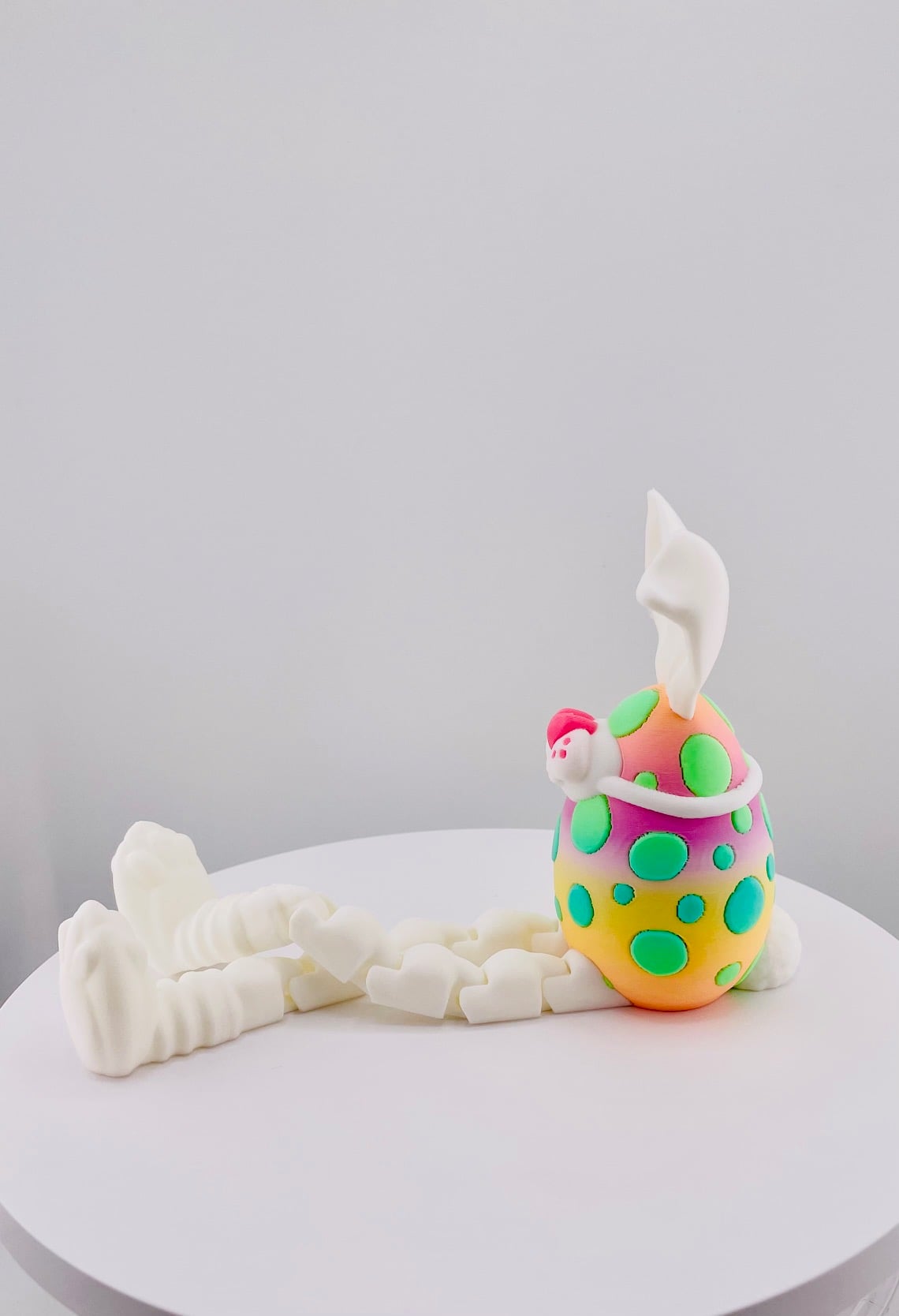 Masked Bunny Easter Egg Flexi 3d model