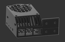 Vector3D ElectriPi and Raspbery Pi 4 Ender3 Case 3d model