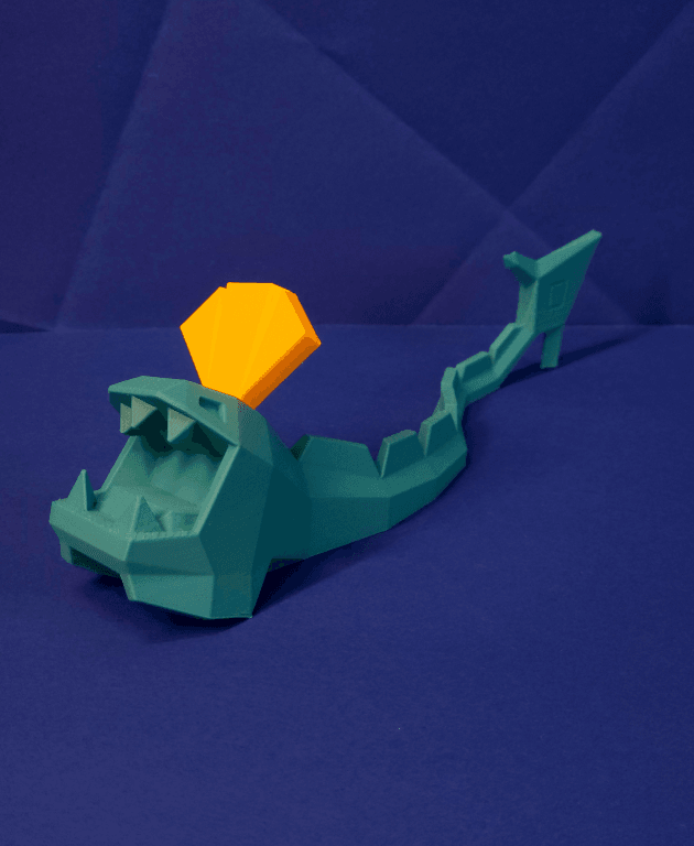 Huntail Low Poly Pokemon 3d model