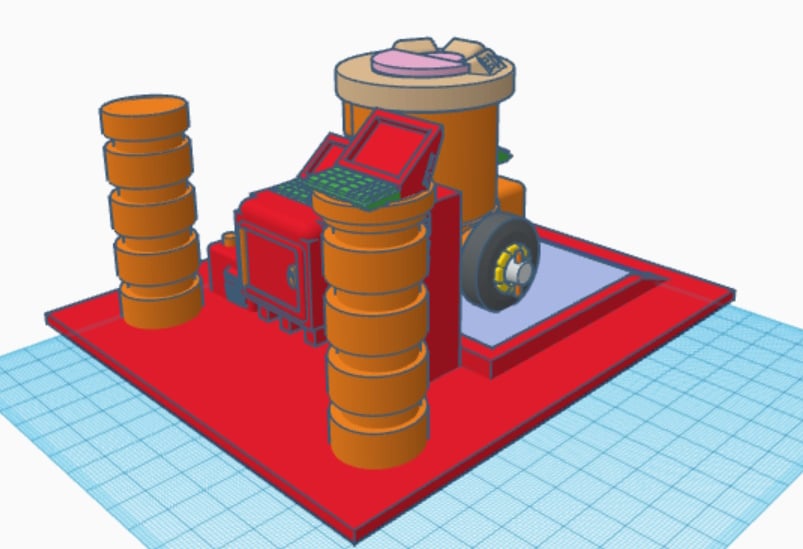 Bin Charlie 3d model