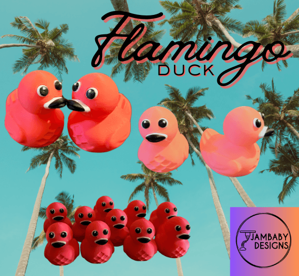 Flamingo Duck 3d model