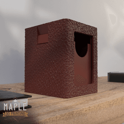 Snap Shut Deck Box - Leather 3d model